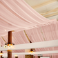 30ft Ceiling/Curtain Draping Sheer Voile Flame Retardant (FR) - Blush