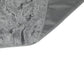 Velvet 12ft H x 52" W Drape/Backdrop Curtain Panel - Charcoal