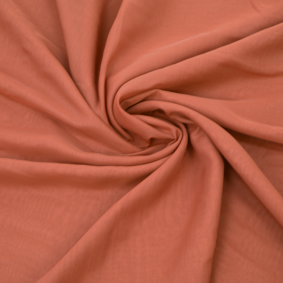 Chiffon Fabric Bolt 58" x 10 Yards Rust CV Linens