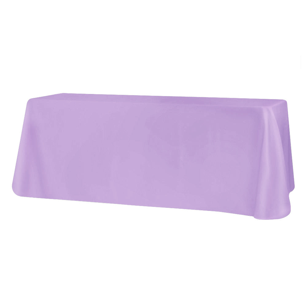 Economy Polyester Tablecloth 90"x132" Oblong Rectangular - Lavender