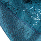 Glitz Sequin 10ft H x 52" W Drape/Backdrop Panel - Peacock Teal