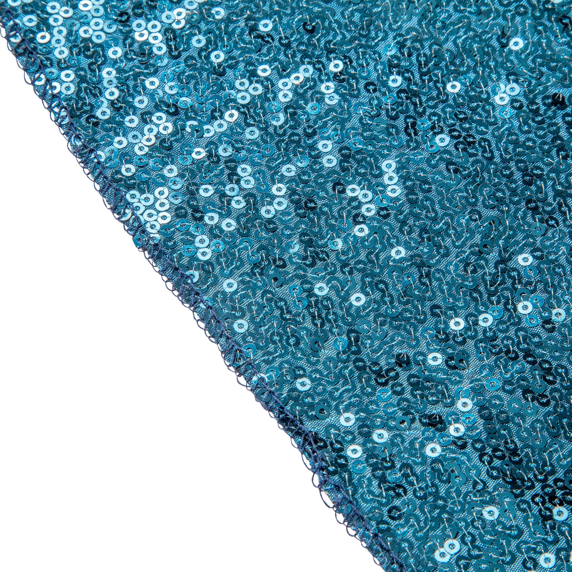 Turquoise Blue Mini Glitz Sequin Fabric
