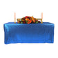 Glitz Sequin Mesh Net Tablecloth 90"x132" Rectangular - Royal Blue