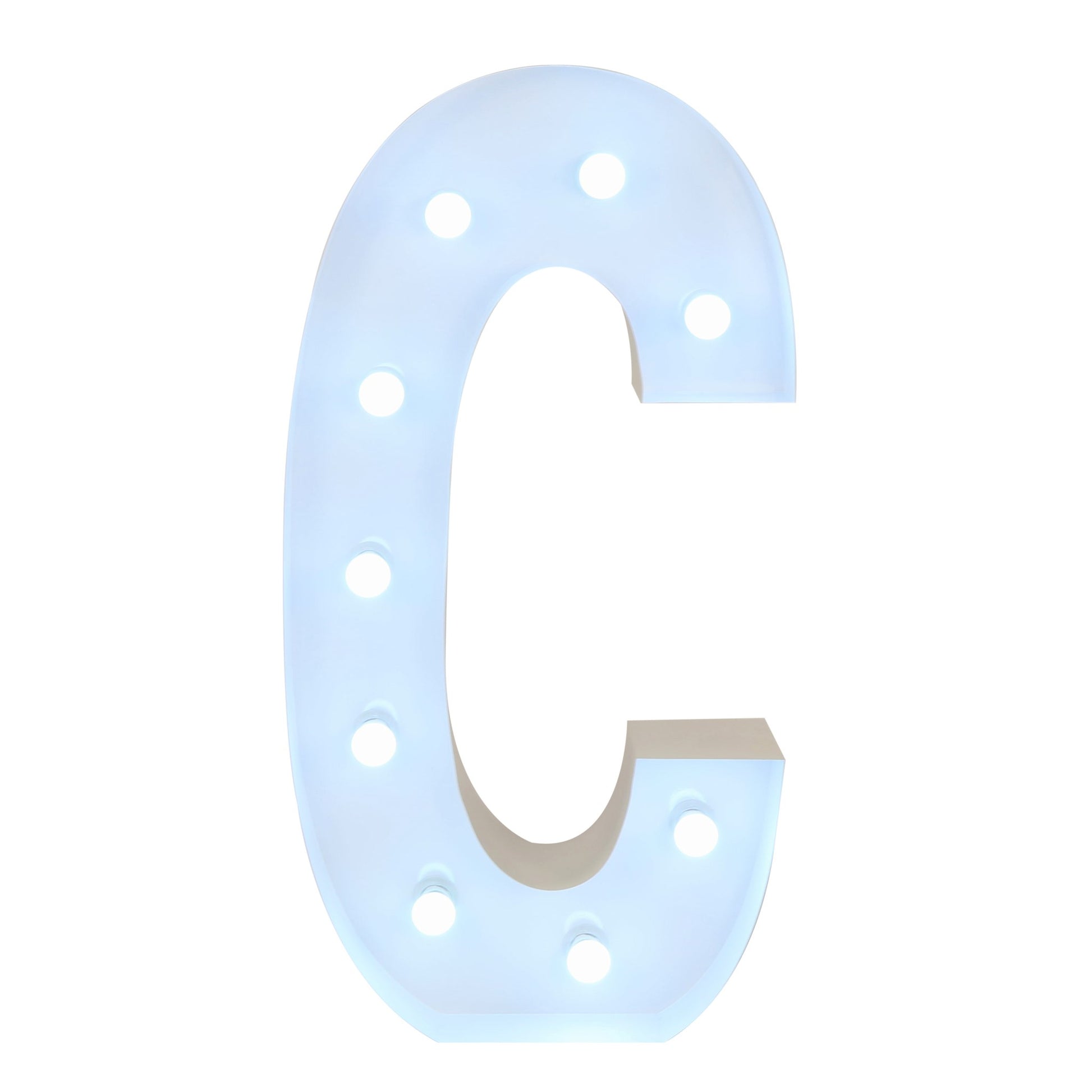 Large 4ft Tall LED Marquee Letter - C