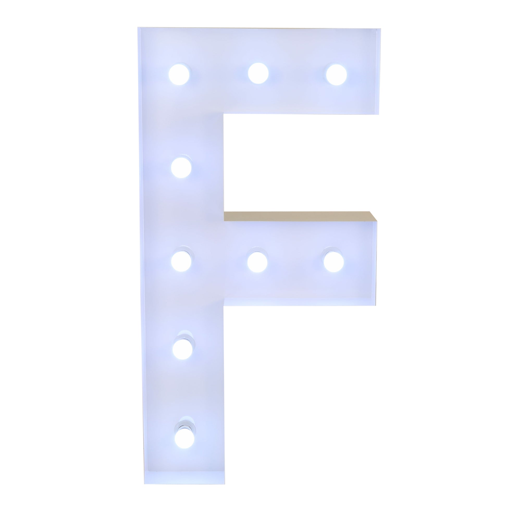 Large 4ft Tall LED Marquee Letter - F