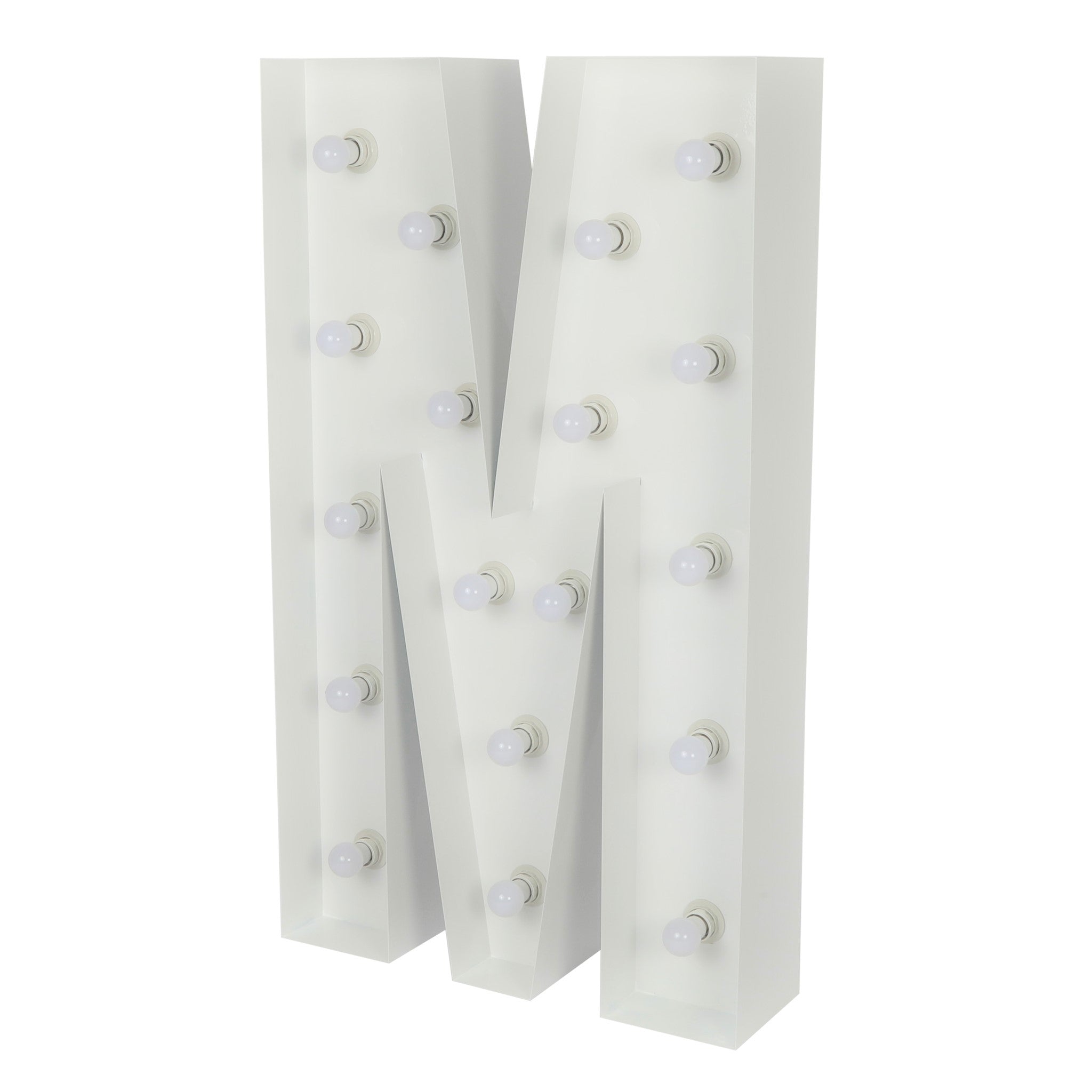 Large Display Letters M Large 4ft Tall LED Marquee Letter - M– CV Linens