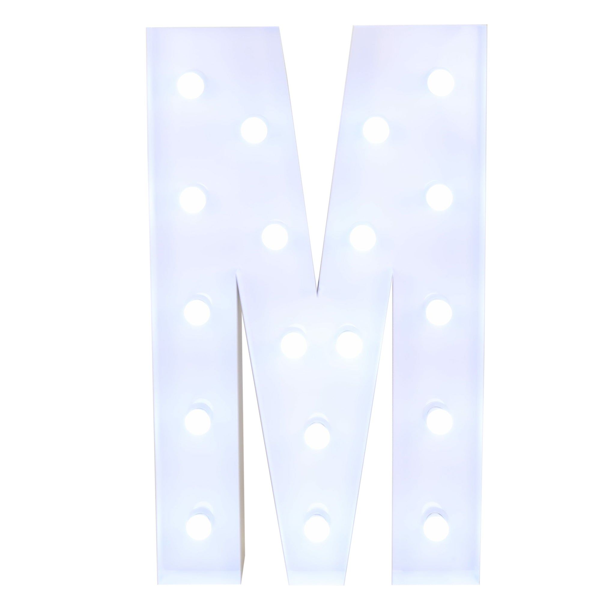Large Display Letters M Large 4ft Tall LED Marquee Letter - M– CV Linens