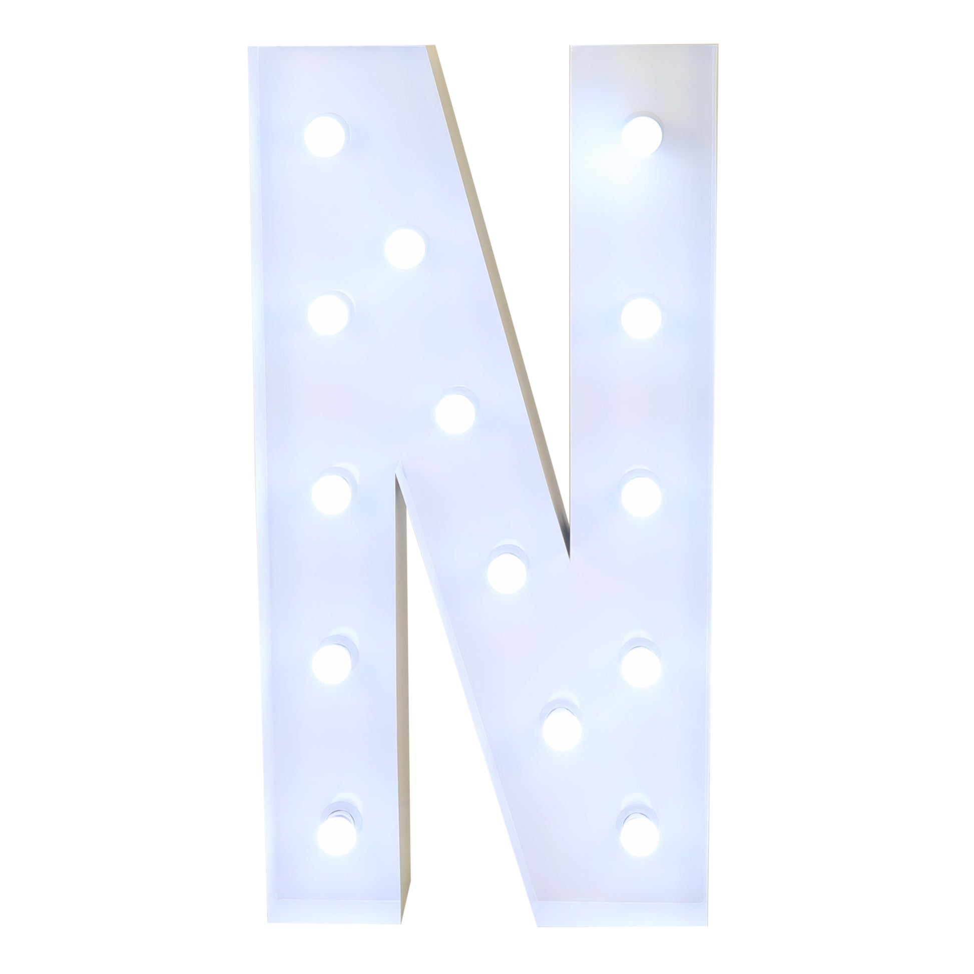 Large 4ft Tall LED Marquee Letter - N