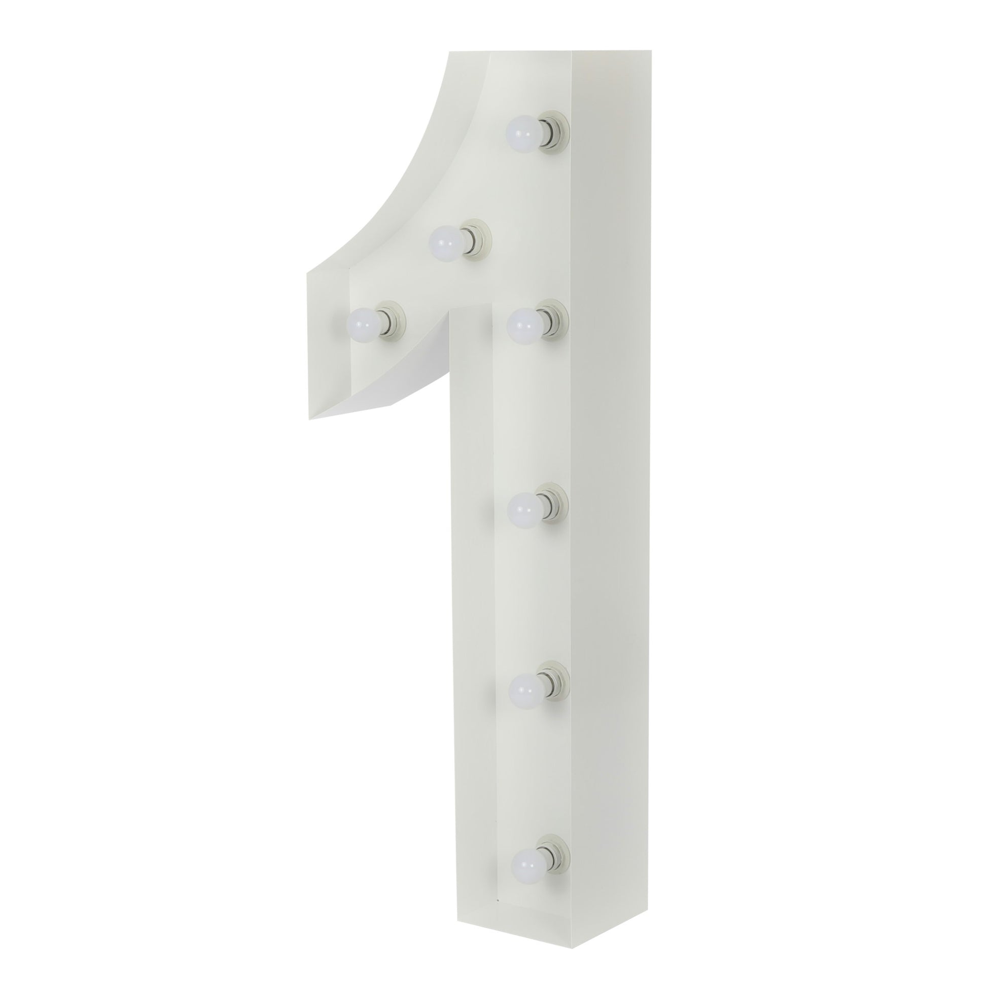 Large 4ft Tall LED Marquee Number - 1