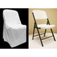 LIFETIME folding chair Cover - White - CV Linens