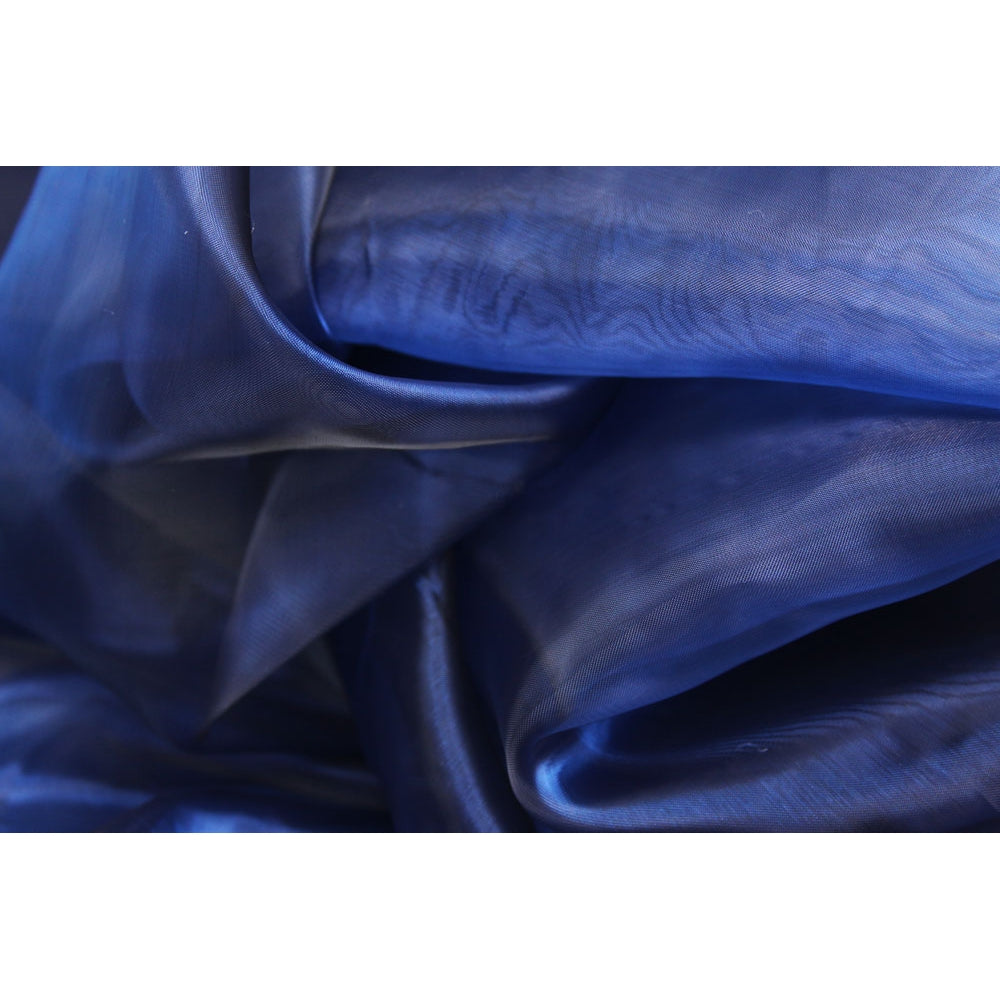40 yds Organza Fabric Roll - Navy Blue - CV Linens