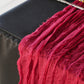 Premium Cheesecloth Table Runner 16FT x 25" - Burgundy