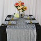 Premium Cheesecloth Table Runner 16FT x 25" - Dusty Blue