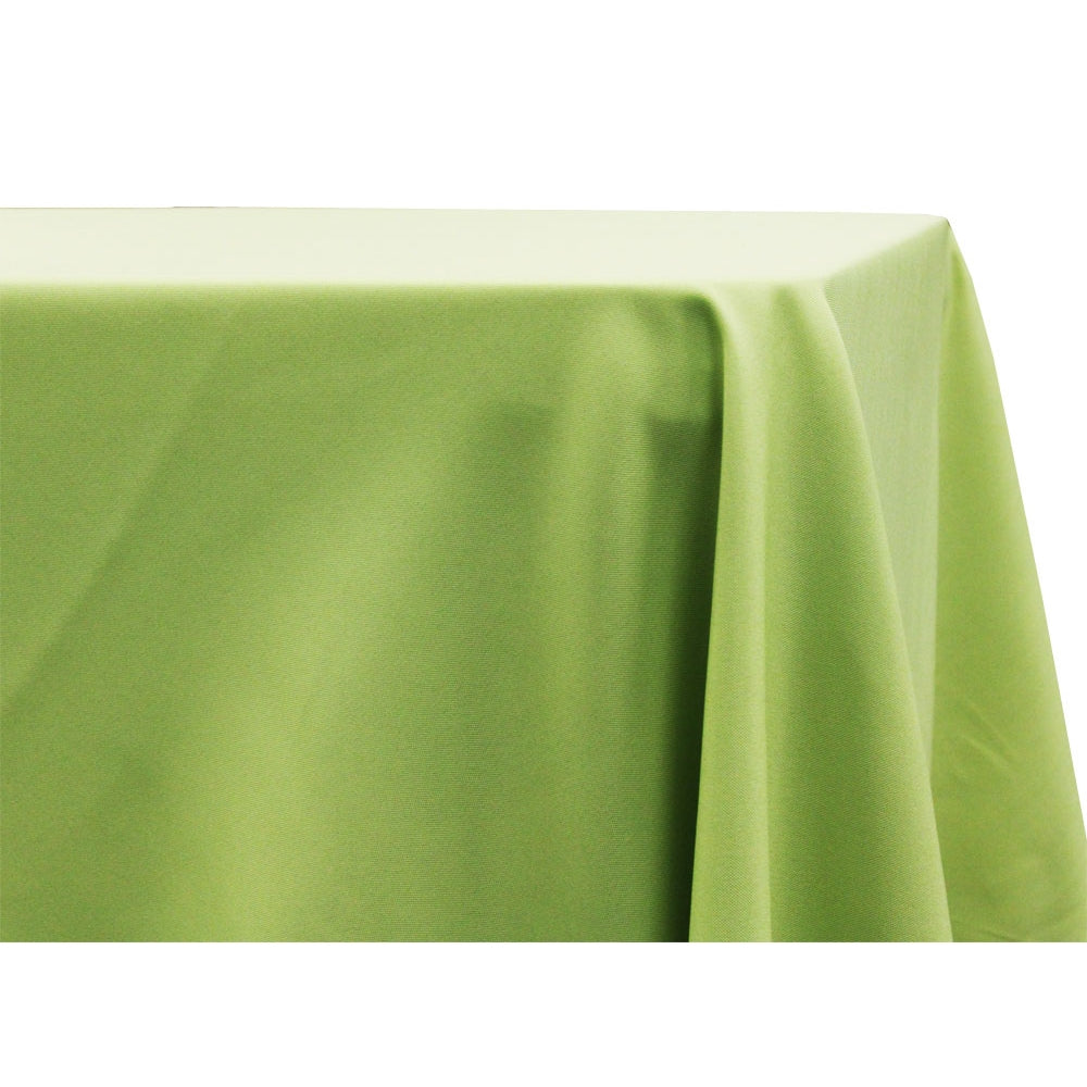 90"x156" Rectangular Oblong Polyester Tablecloth - Apple Green - CV Linens