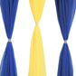 Sheer Voile Flame Retardant (FR) 10ft H x 118" W Drape/Backdrop Curtain Panel - Royal Blue