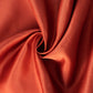 Satin 120" Round Tablecloth - Rust - CV Linens