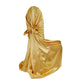 Universal Satin Self Tie Chair Cover - Bright Gold - CV Linens