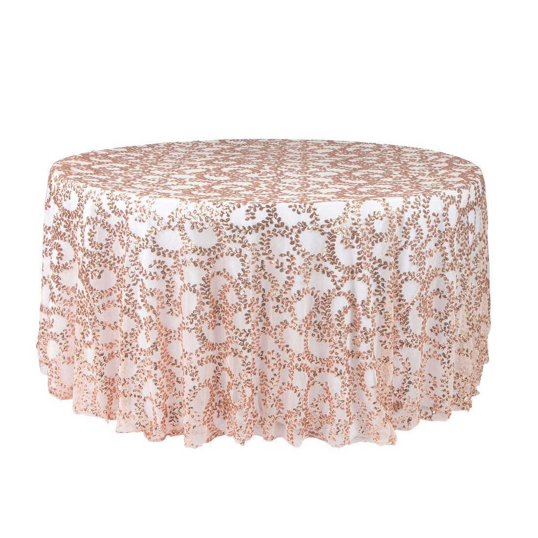 Sequin Vine Tablecloth Overlays 120