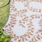 Sequin Vine Tablecloth Overlays 120" Round - Blush/Rose Gold