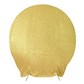 Shimmer Spandex Arch Cover for Round 7.5 ft Wedding Arch Stand - Gold