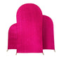 Shimmer Spandex Arch Covers for Chiara Frame Backdrop 3pc/set - Fuchsia