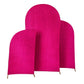 Shimmer Spandex Arch Covers for Chiara Frame Backdrop 3pc/set - Fuchsia