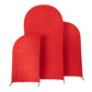 Shimmer Spandex Arch Covers for Chiara Frame Backdrop 3pc/set - Red