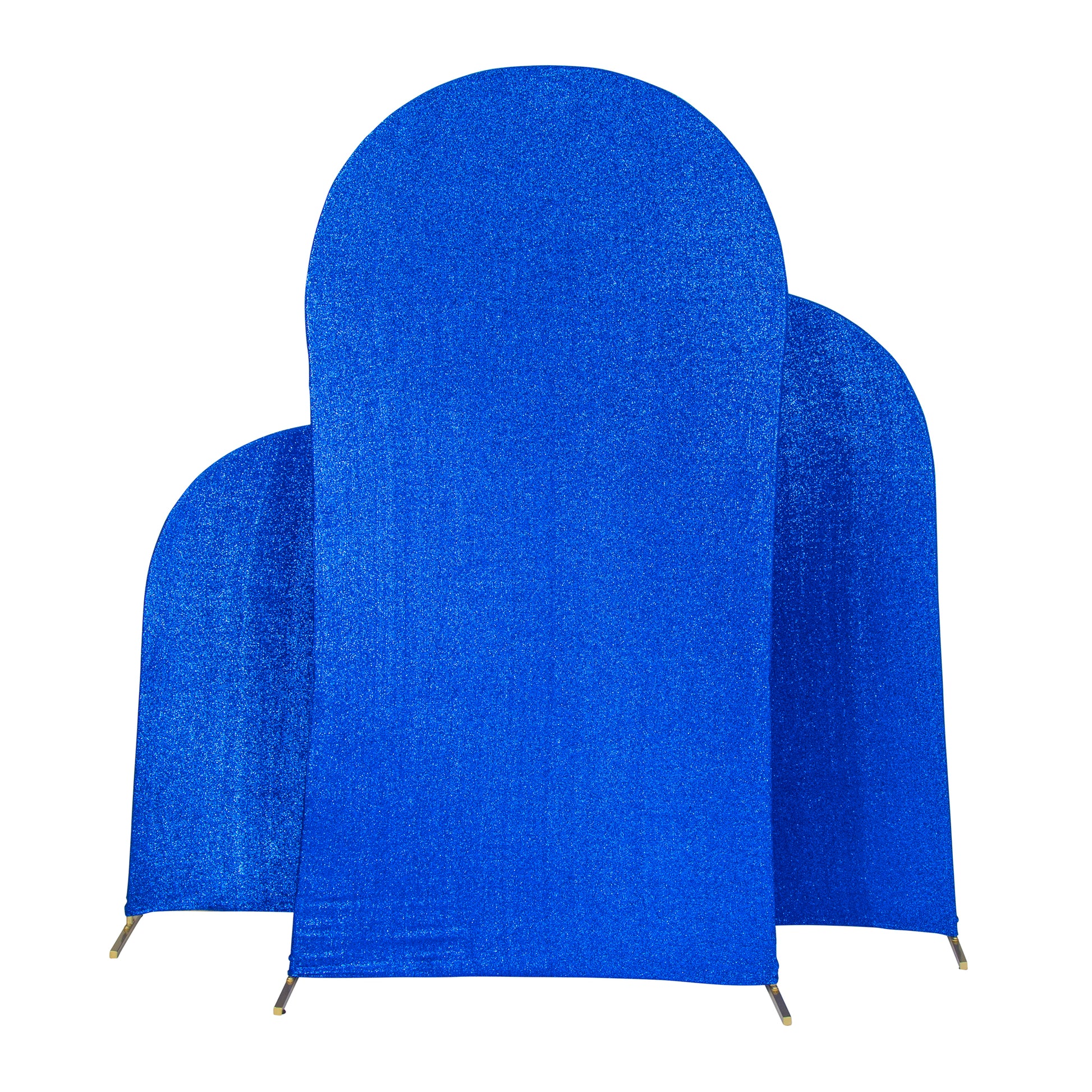 Shimmer Spandex Arch Covers for Chiara Frame Backdrop 3pc/set - Royal blue