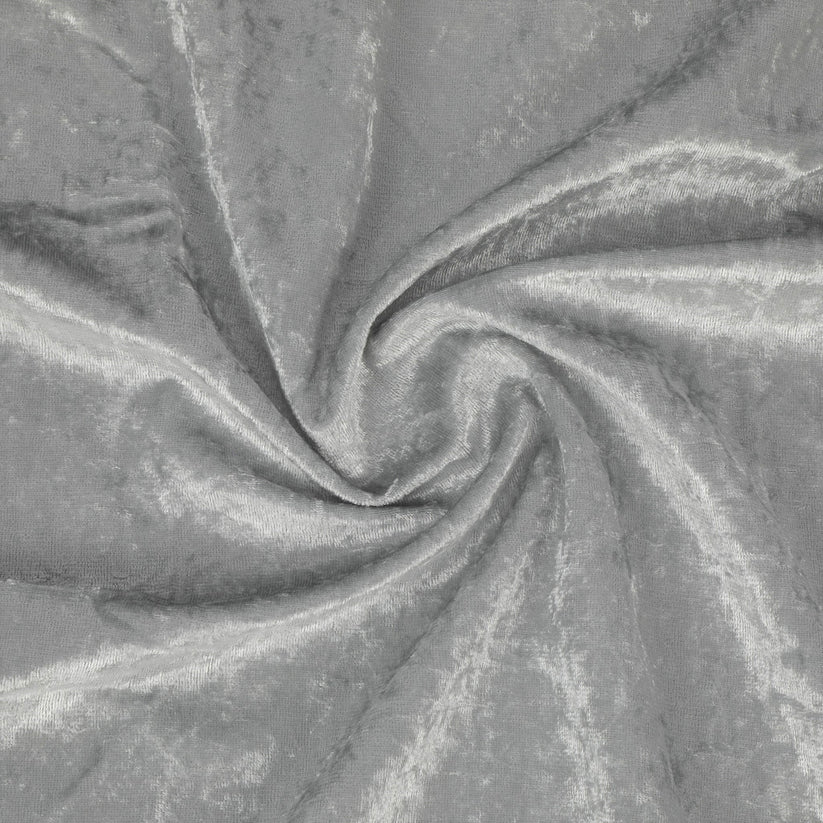Polyester Backdrop Drape Curtain Panel - (Silver,