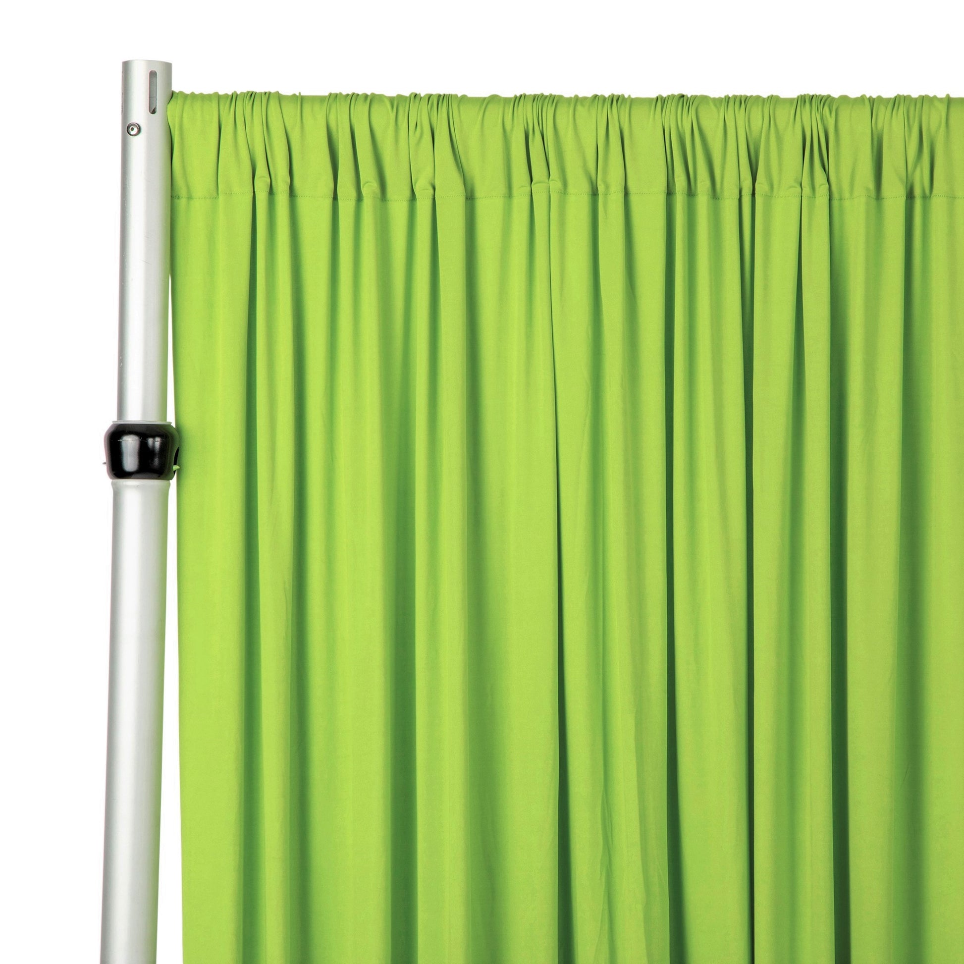 Spandex 4-way Stretch Backdrop Drape Curtain 14ft H x 60" W - Apple Green