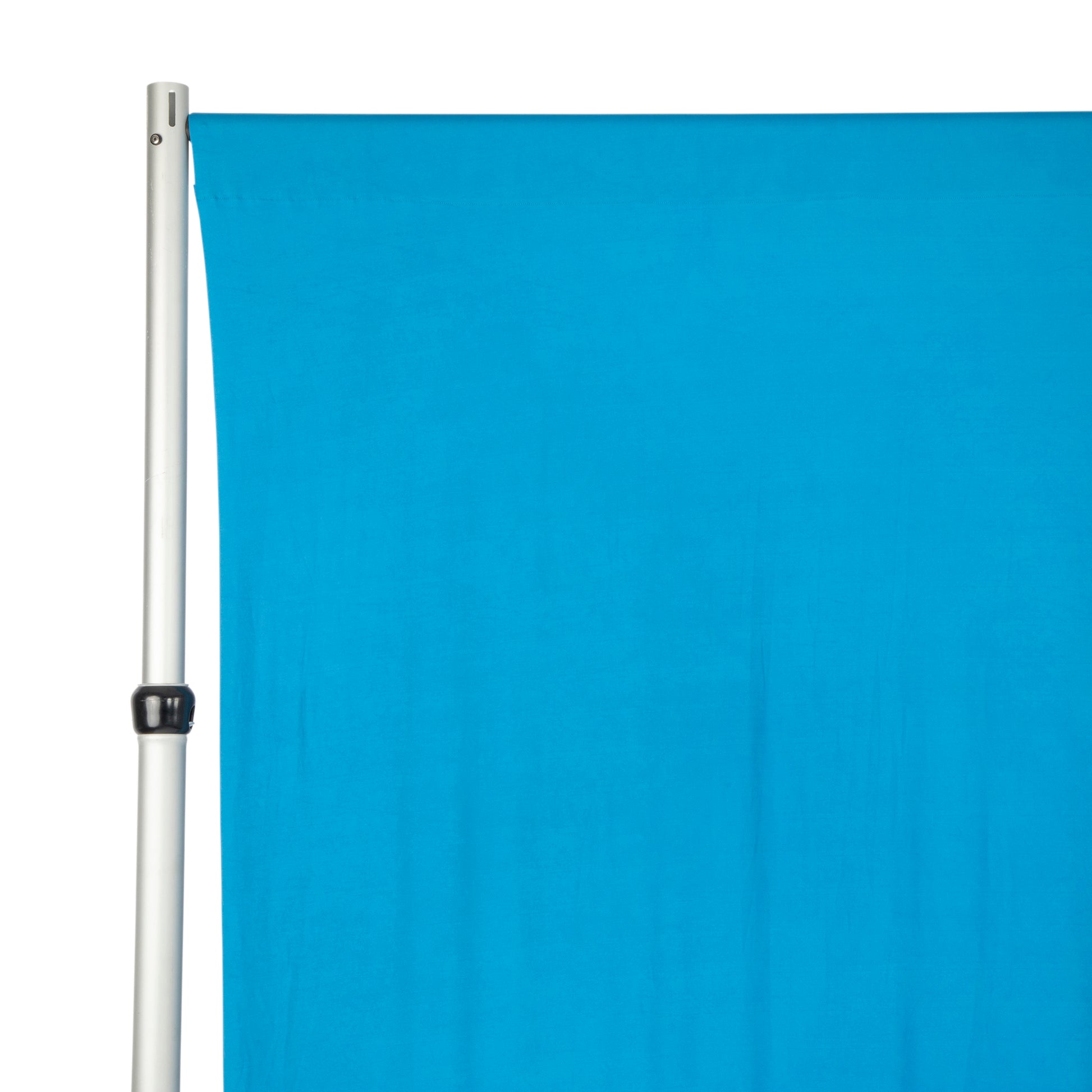 Spandex 4-way Stretch Backdrop Drape Curtain 10ft H x 60" W - Aqua Blue