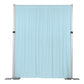 Spandex 4-way Stretch Backdrop Drape Curtain 16ft H x 60" W - Baby Blue - CV Linens
