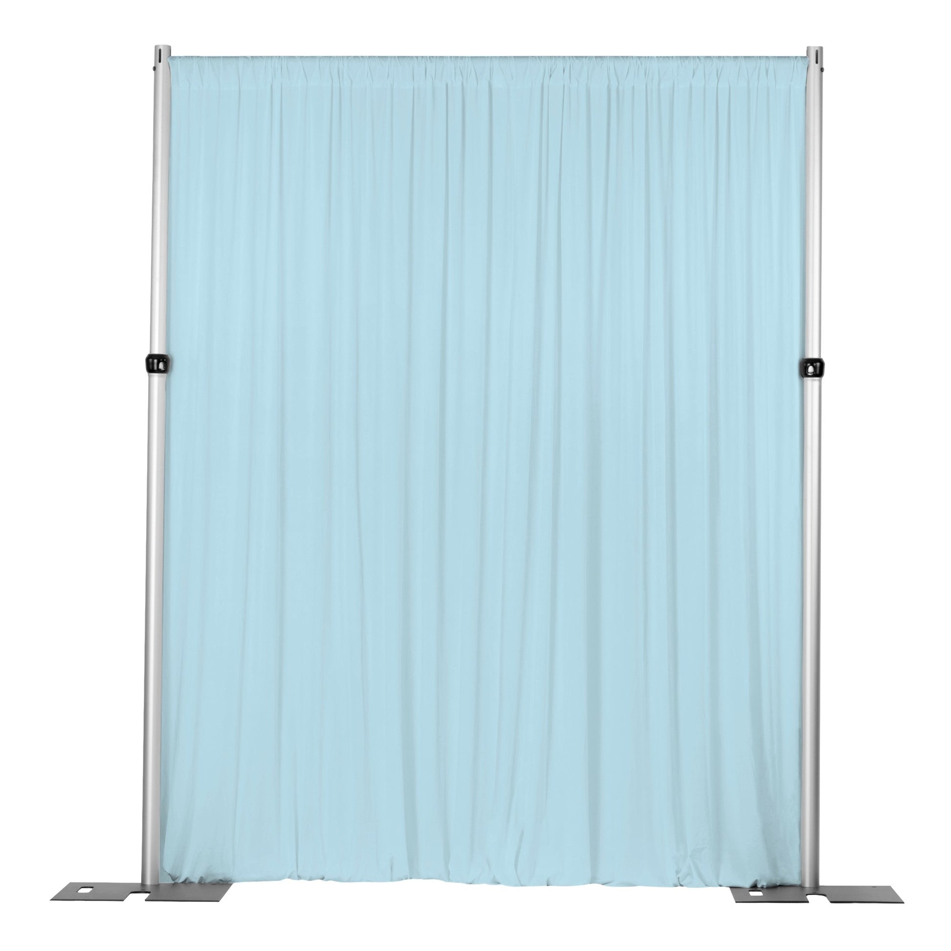 Spandex 4-way Stretch Drape Curtain 14ft H x 60" W - Baby Blue