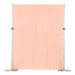 Spandex 4-way Stretch Drape Curtain 8ft H x 60" W - Blush/Rose Gold