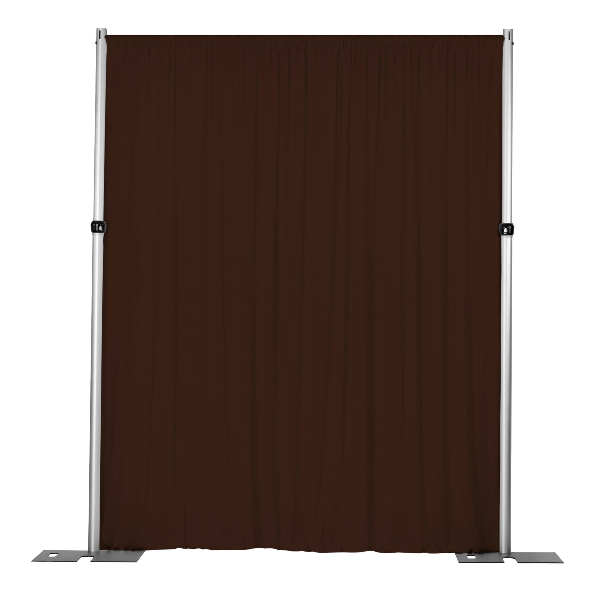 Spandex 4-way Stretch Backdrop Drape Curtain 16ft H x 60" W - Chocolate