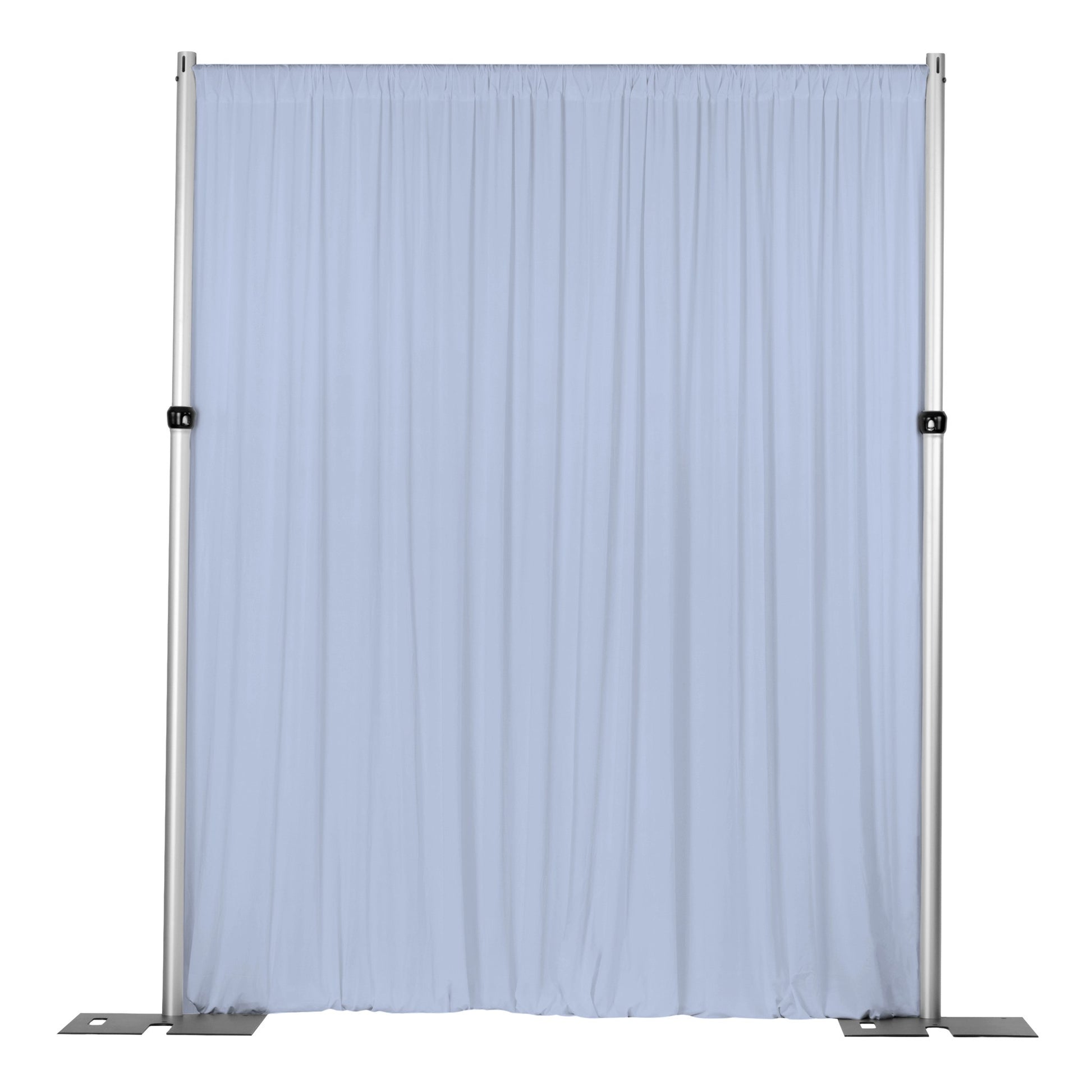 Spandex 4-way Stretch Drape Curtain 12ft H x 60" W - Dusty Blue
