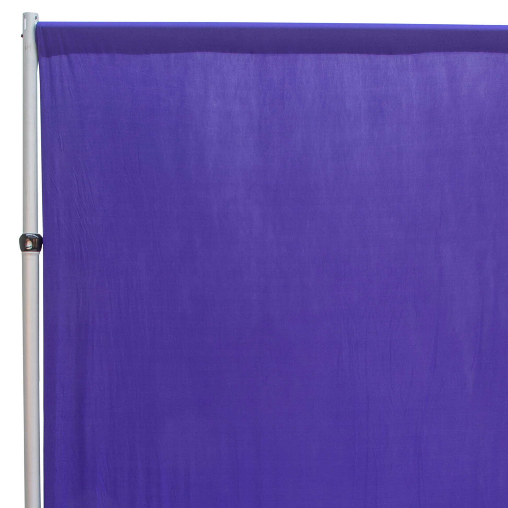 Spandex 4-way Stretch Backdrop Drape Curtain 10ft H x 60" W - Purple
