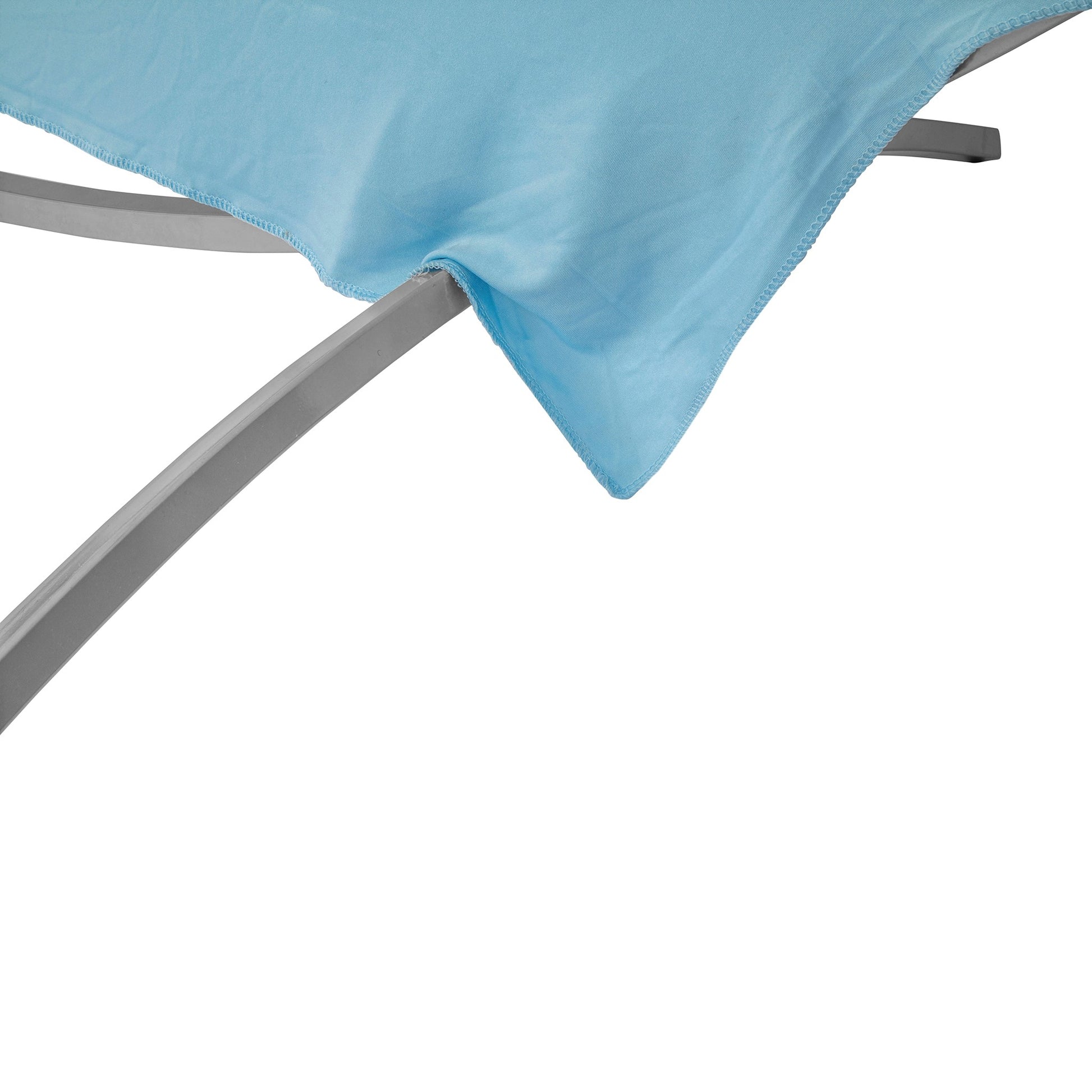 Spandex Arch Cover for Round 7.5 ft Wedding Arch Stand - Baby Blue