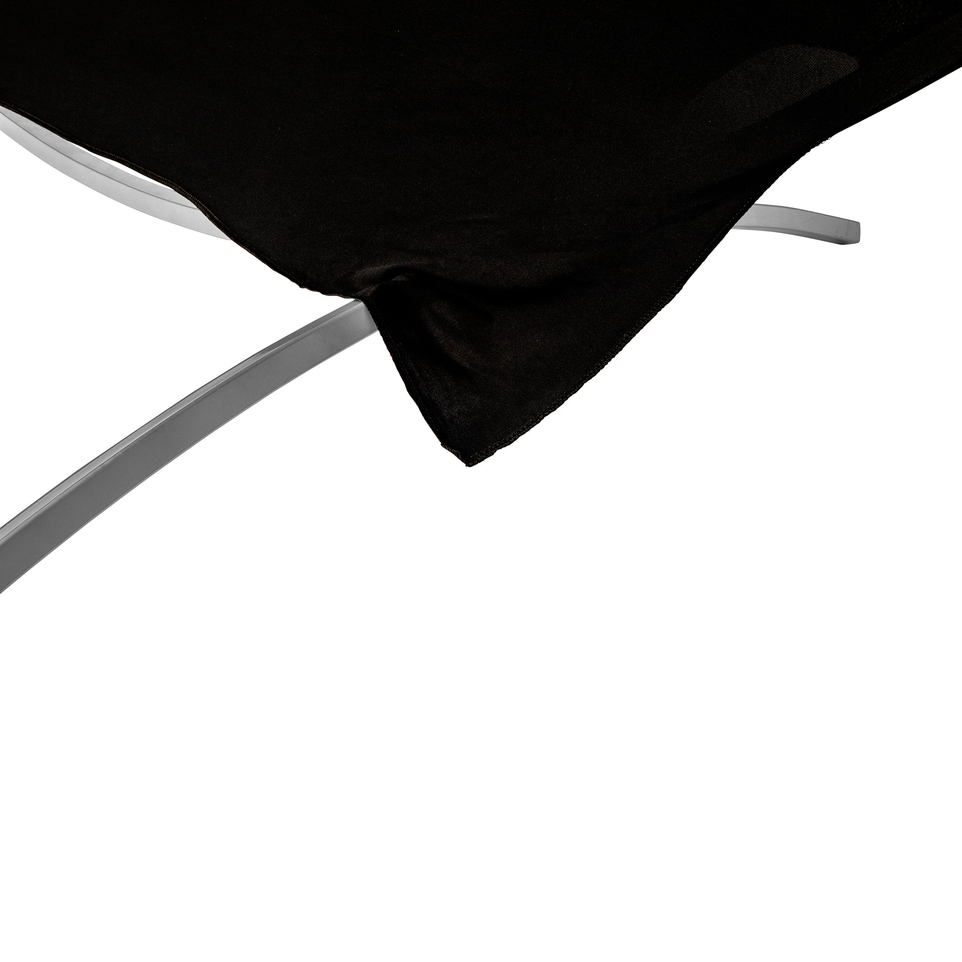 Spandex Arch Cover for Round 7.5 ft Wedding Arch Stand - Black