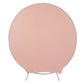 Spandex Arch Cover for Round 7.5 ft Wedding Arch Stand - Blush/Rose Gold