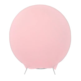 Spandex Arch Cover for Round 7.5 ft Wedding Arch Stand - Pink