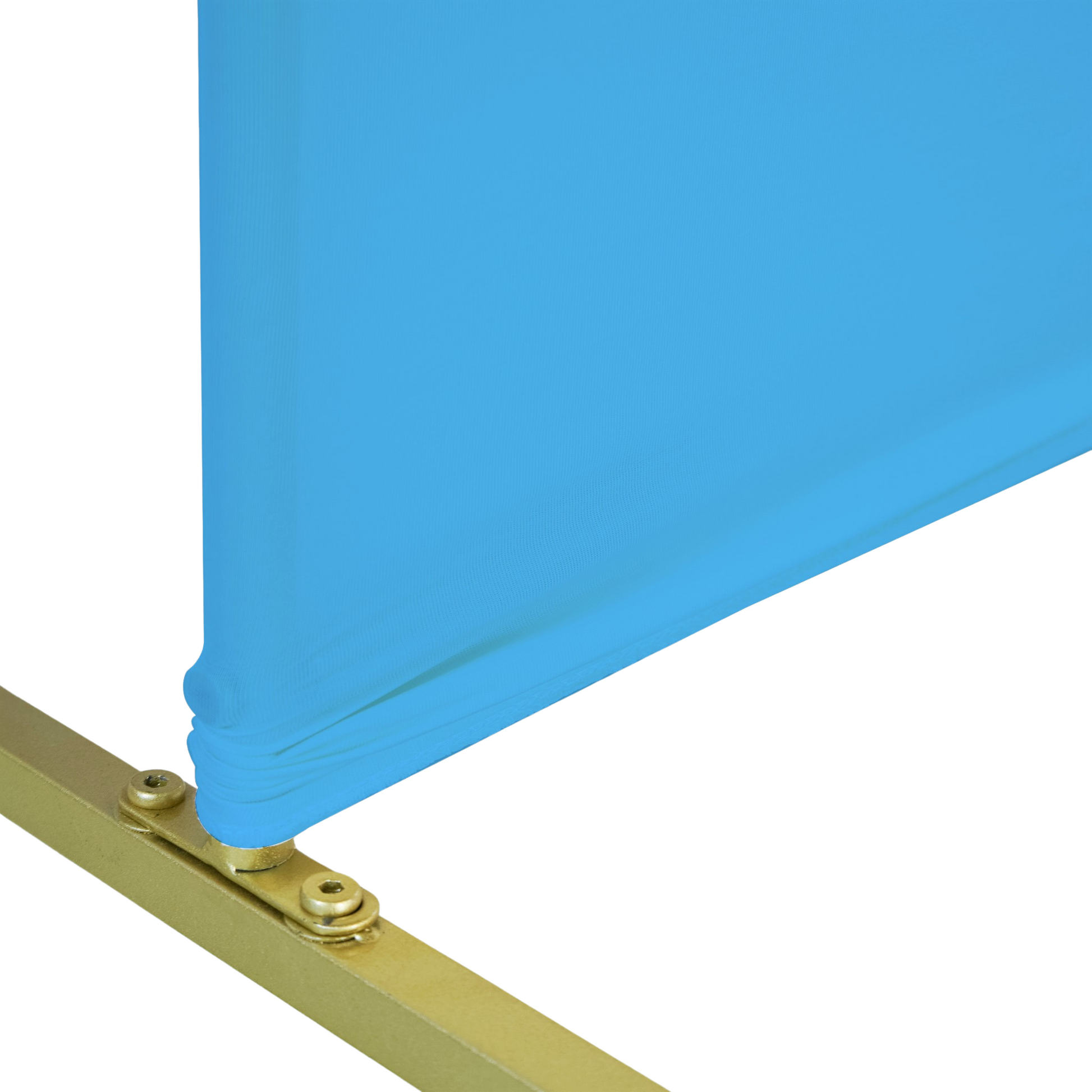 Spandex Arch Covers for Chiara Frame Backdrop 3pc/set - Aqua Blue