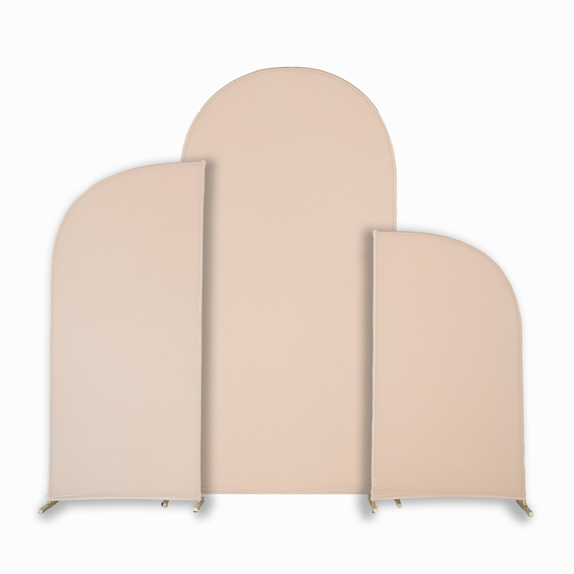 Spandex Arch Covers for Chiara Frame Backdrop 3pc/set - Champagne