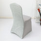 Shimmer Tinsel Banquet Spandex Chair Cover - Silver - CV Linens