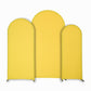 Spandex Covers for Trio Arch Frame Backdrop 3pc/set - Canary Yellow