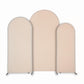 Spandex Covers for Trio Arch Frame Backdrop 3pc/set - Champagne