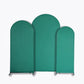 Spandex Covers for Trio Arch Frame Backdrop 3pc/set - Emerald Green