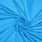 Spandex 4-way Stretch Backdrop Drape Curtain 14ft H x 60" W - Aqua Blue