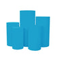 Spandex Pillar Covers for Metal Cylinder Pedestal Stands 5 pcs/set - Aqua Blue