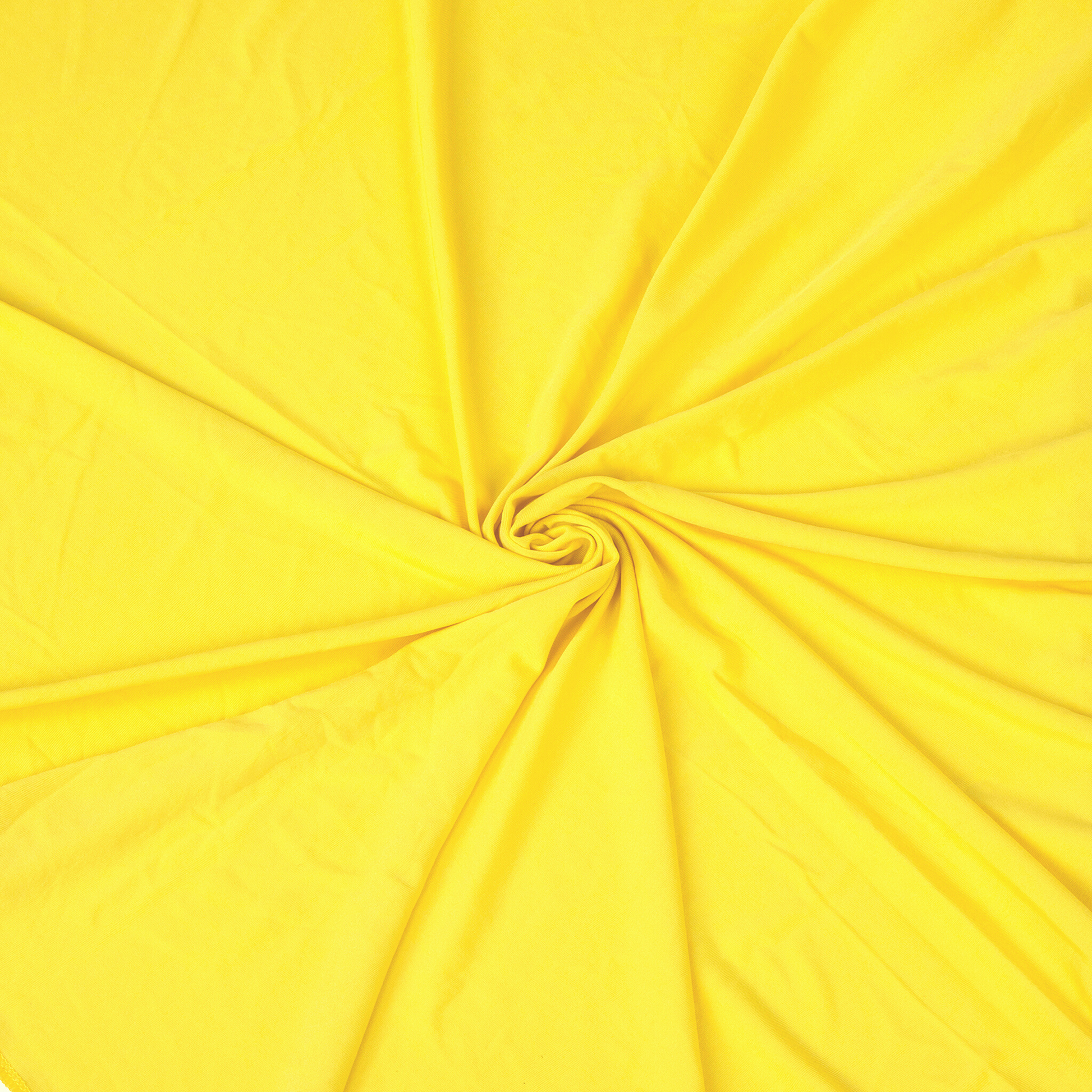 Spandex Arch Cover for Round 7.5 ft Wedding Arch Stand - Canary Yellow